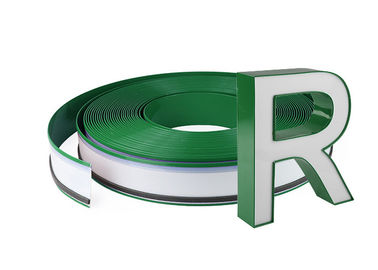 De open Teken Groene Kleur verdubbelde het Zij 50m Aluminium van de Rolchannelume van de Aluminiumstrook